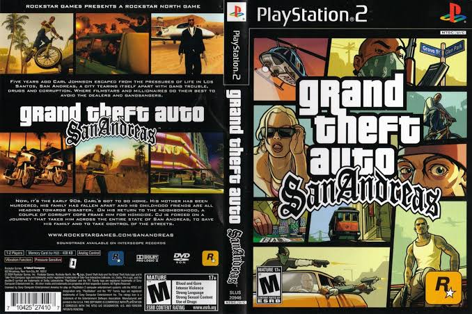 Grand Theft Auto V GTA 5 PS2 Game For Aether SX2 PS2 Emulator On