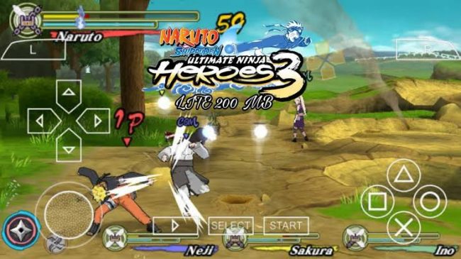 Naruto Shippuden - Ultimate Ninja Heroes 3 ISO PSP Game - Pesgames