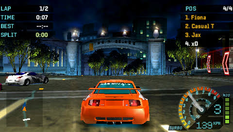 Need For Speed Underground Rivals ISO PSP Game