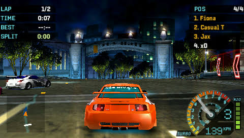 Need For Speed Underground Rivals PSP Game EA 