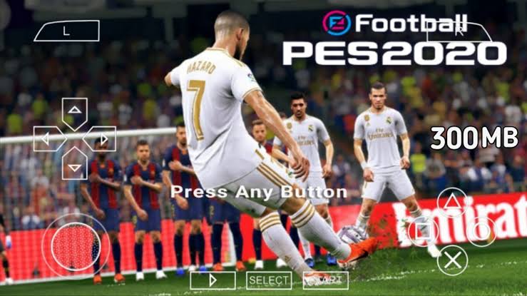 PES 2020 Lite PPSSPP 300MB Latest Transfers Update