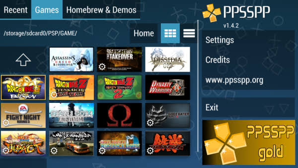 PPSSPP Gold Emulator Android Latest Version