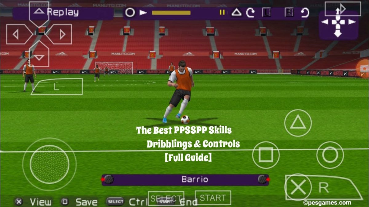 PES 2021 PPSSPP Skills Dribbling & Controls Tutorials Pesgames