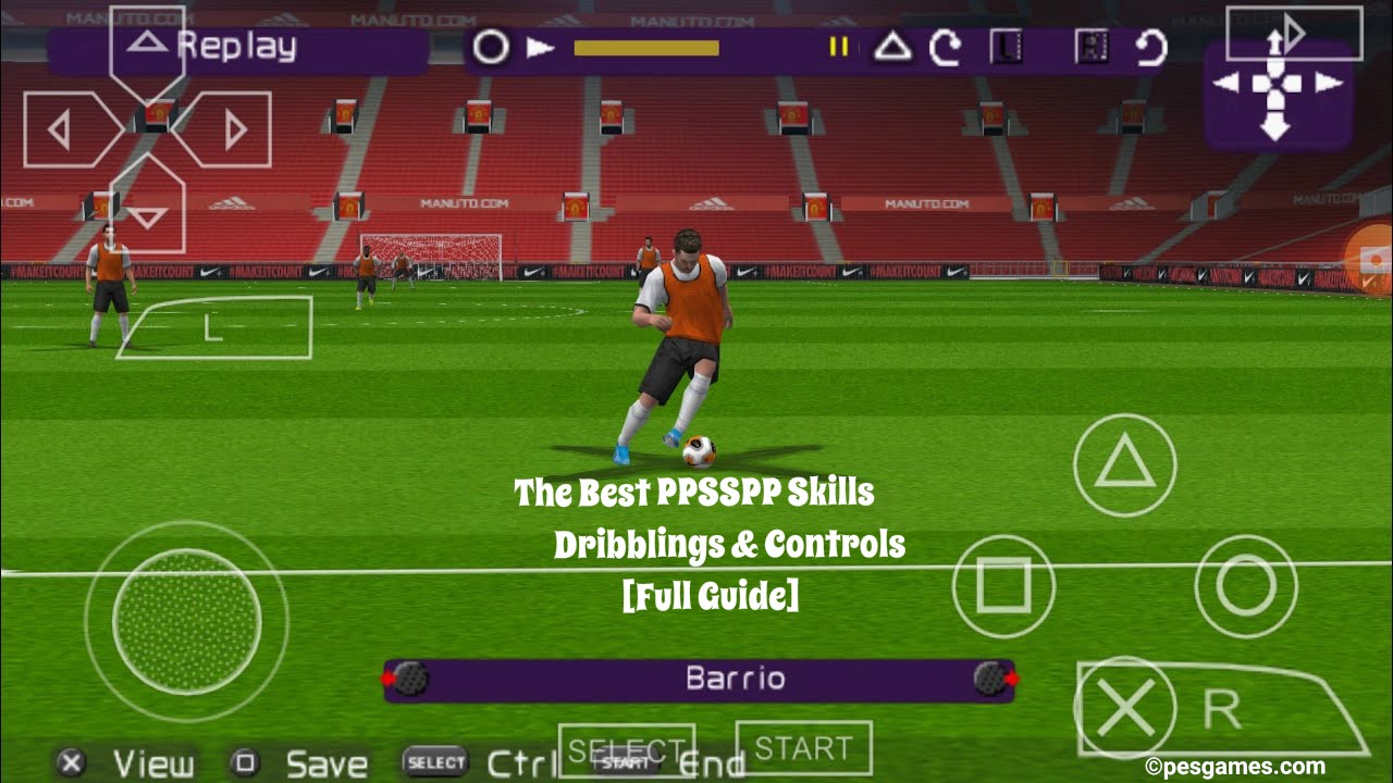 PPSSPP Skills Dribbling Control