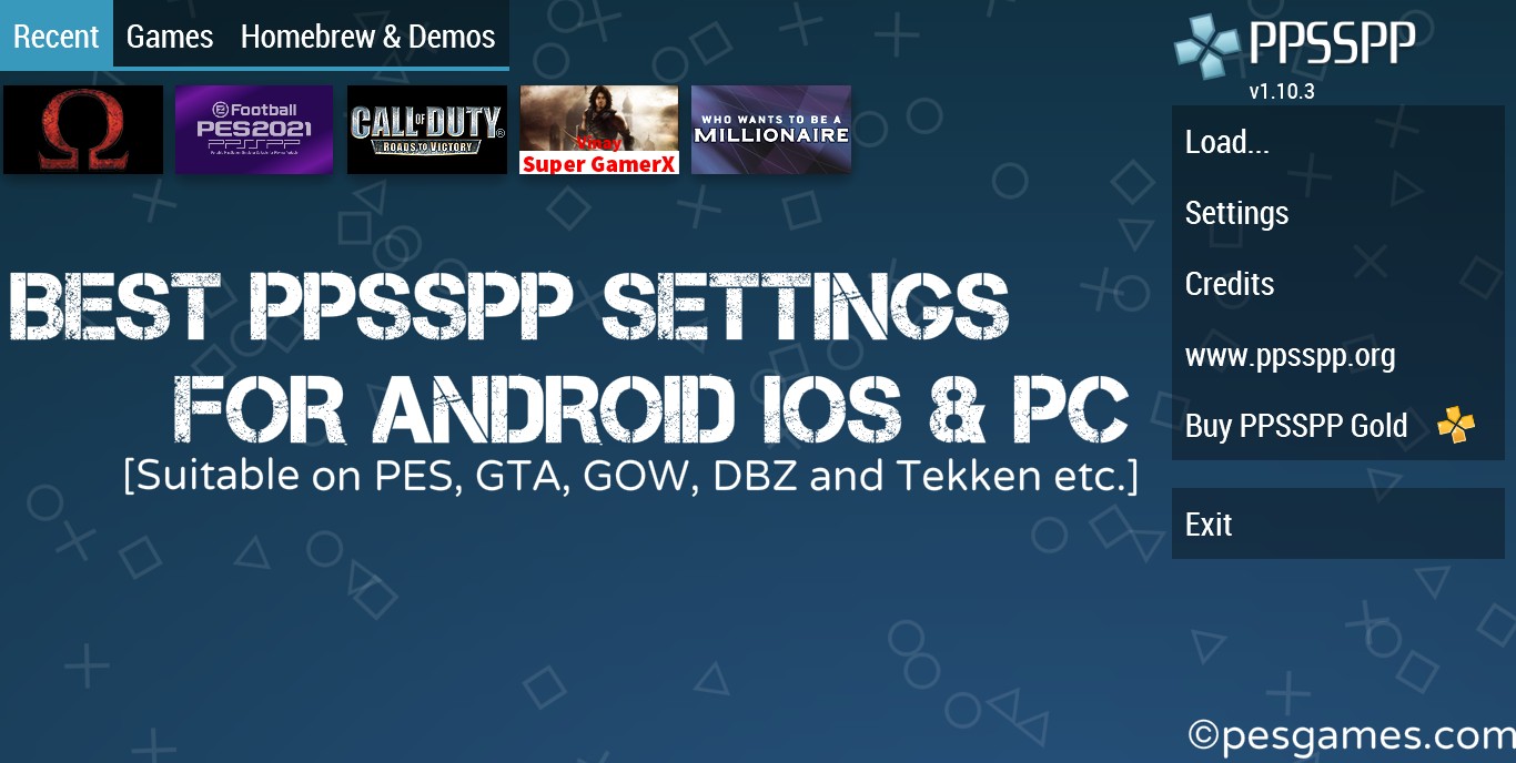 Best ppsspp android settings