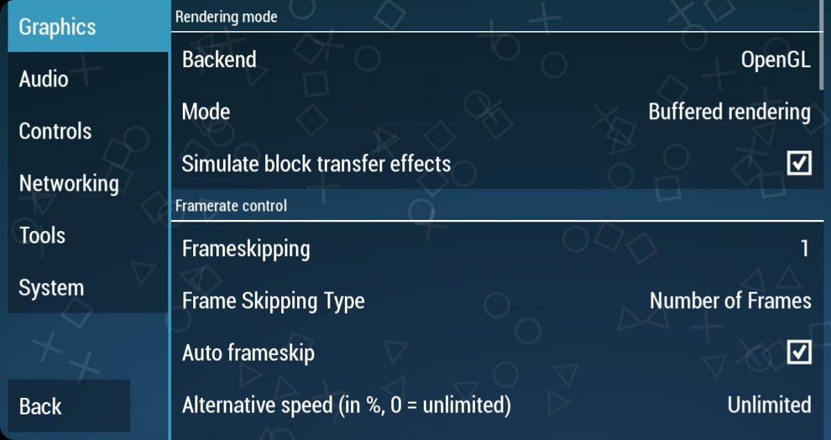 ppsspp 1.6.3 graphics settings pc