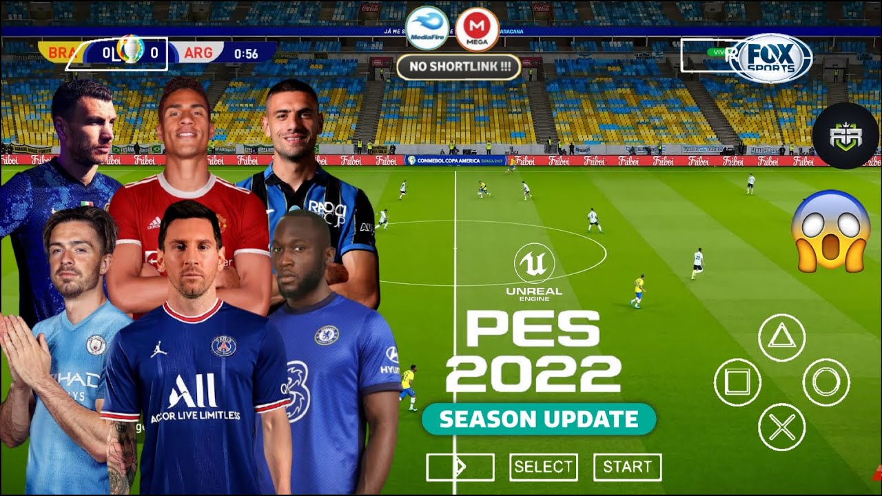 PES 2022 PPSSPP File Download – PSP Iso English PS5 Camera