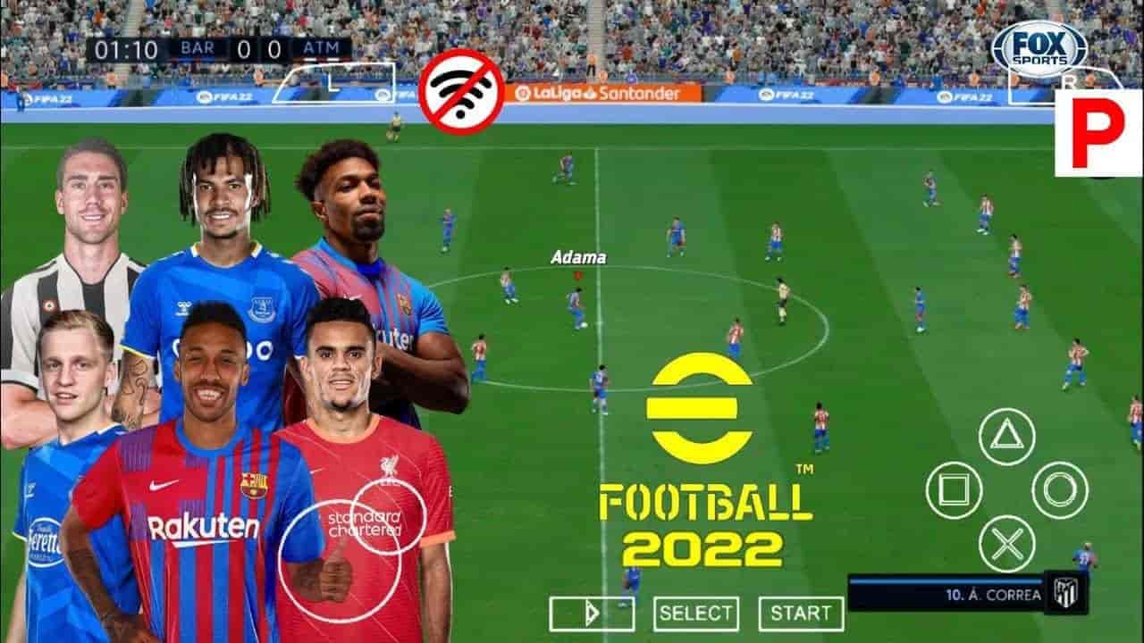 PES 2022 PPSSPP English Version