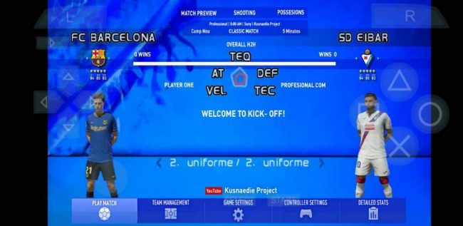 FIFA 19 ISO File Download For PSP (PPSSPP) for Android