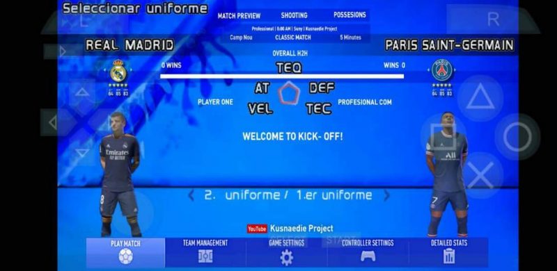 Download FIFA 22 PPSSPP Android ISO file Full Season Transfer