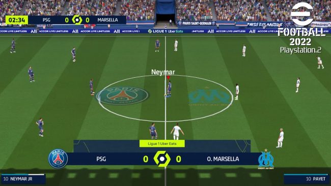 MM Patch - eFootball PES 2022 PS2 ISO Free Download All In