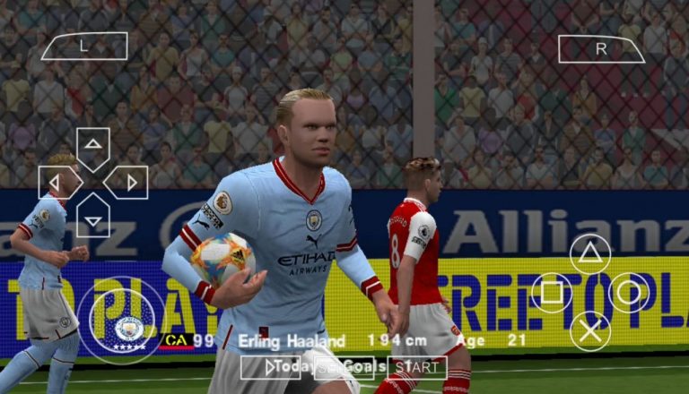 efootball pes 22 ppsspp iso file download