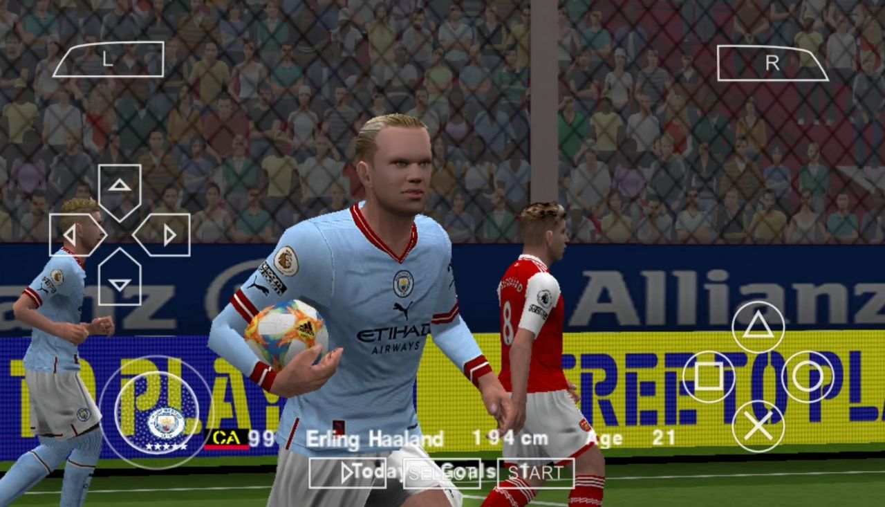 PES 2023 PPSSPP REAL SKILLS ANDROID ! 