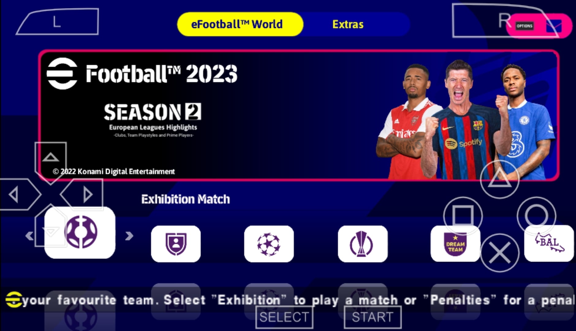 PES 2023 PPSSPP ISO Camera PS5 Offline Android