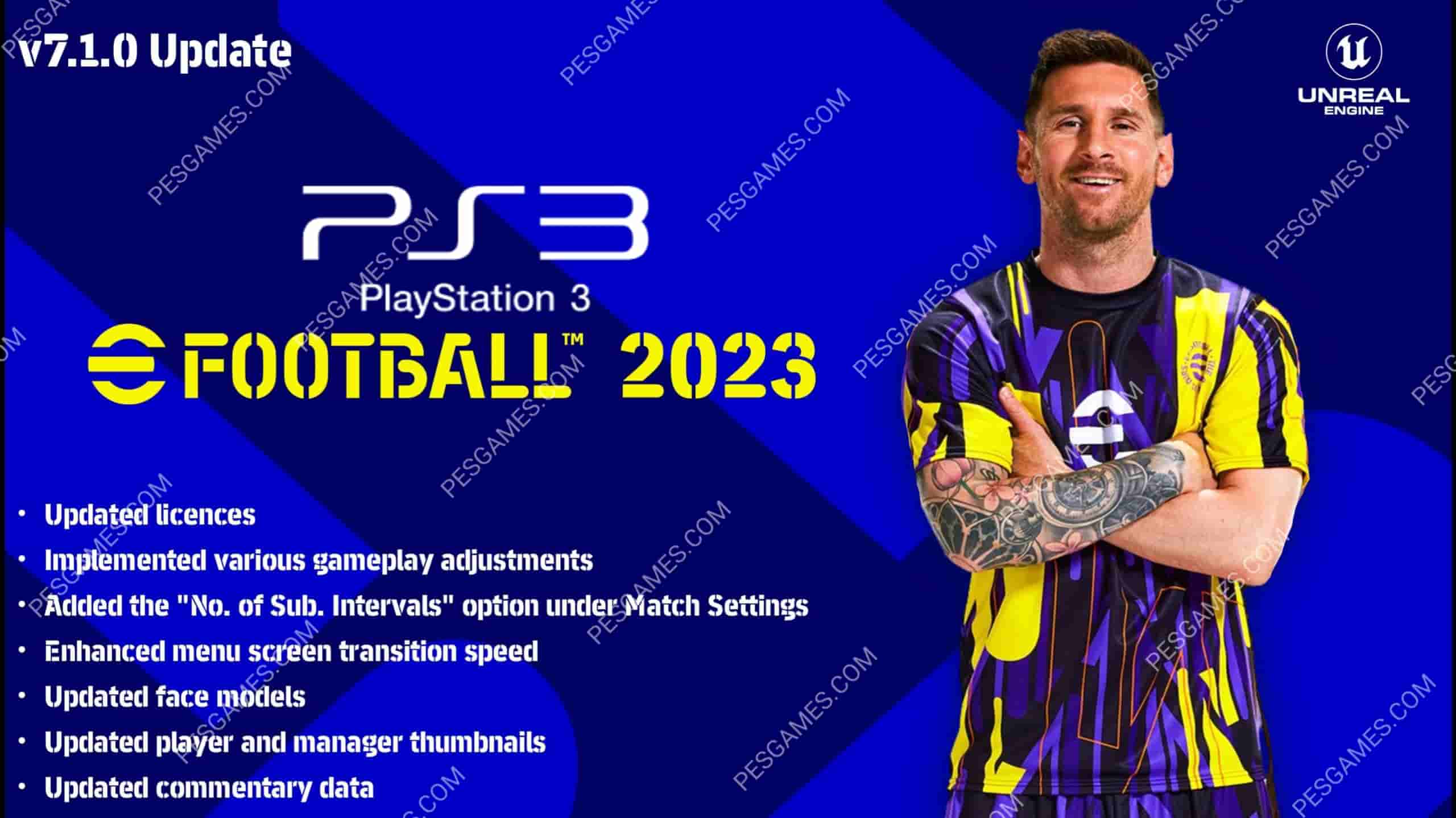 Pes 2023 Ps3 ( Novembro) Jogo Completo! E Atualizado!! - Escorrega o Preço