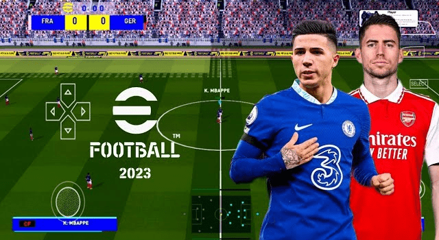 eFootball PES 2023 Ppsspp Update Kits 2023 & Transfers English