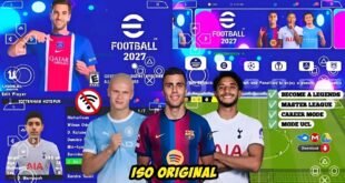 eFootball PES 2027 PSP Android Offline PS5 Camera | Efootball 2026 27 PSP UCL Update 