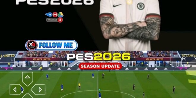 eFootball PES 2026 PSP Android Offline PS5 Camera free